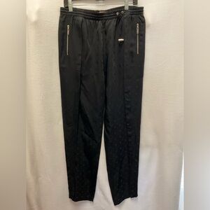 Louis Vuitton Black Monogram Jogging Satin Pants